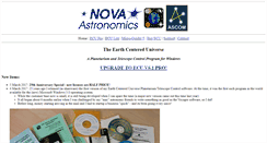 Desktop Screenshot of nova-astro.com