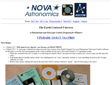 Tablet Screenshot of nova-astro.com